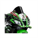 バイクパーツ 外装プーチ レーシングスクリーン R-RACER ブラック9849N 4549950865650ZX-10RR 16-20