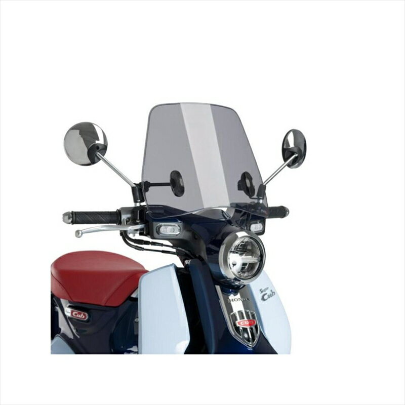 バイクパーツ 外装プーチ ウインドシールド Trafic スモーク 3490H 4550255249687SUPER CUB C125 18-19