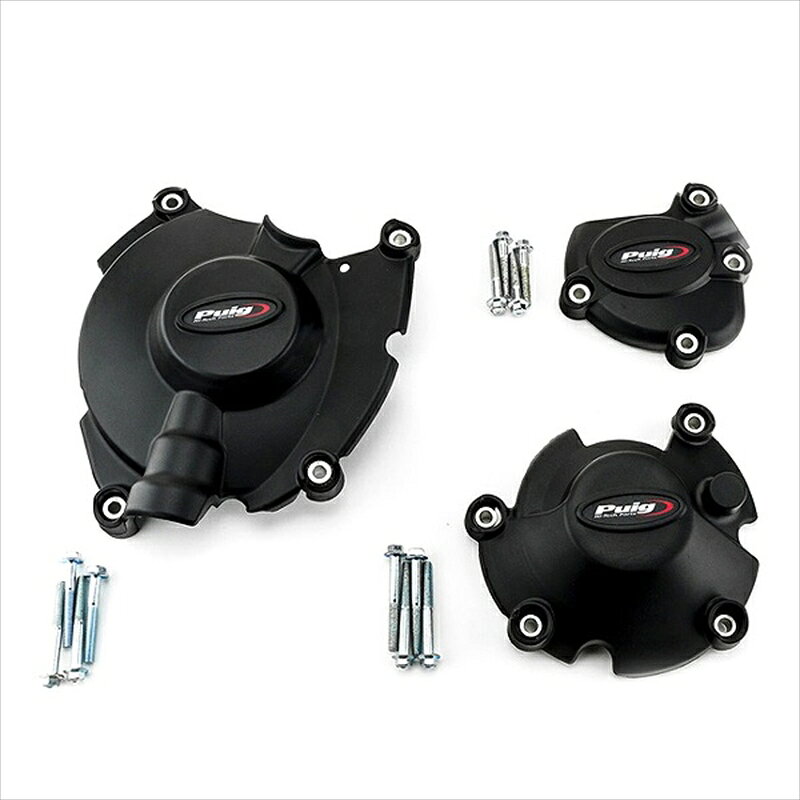 バイクパーツ 外装プーチ エンジンケースカバー ブラック 20142N 4550255318550MT-10 16-19