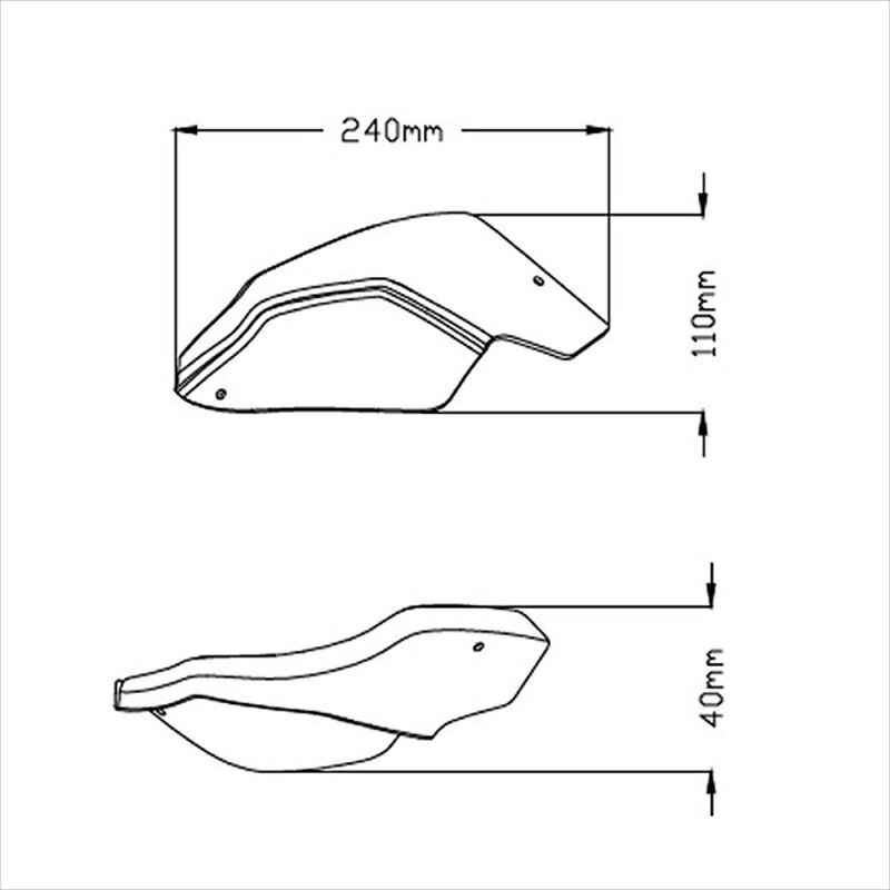 バイクパーツ ハンドルプーチ ハンドガード エクステンション クリア 3589W 4550255319007KTM 790 ADVE..