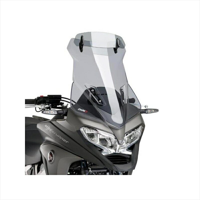 バイクパーツ 外装プーチ ツーリングスクリーンwithバイザ スモーク7627H 4548916450411CROSSRUNNER 15-