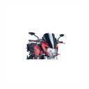 バイクパーツ 外装プーチ スクリーン レーシング ブラック 5249N 4548664840403SHIVER750 10-13