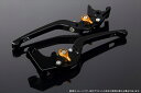 【5日前後で発送】 ハンドル エスエスケイ スピードラ アジャストレバー 3D可倒式 Mブラック/Mゴールド モンスター900 00-05 996/S/R/99-03 LVDM058BK-GD 4589995220496 取寄品