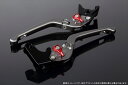 ハンドル エスエスケイ スピードラ アジャストレバー 3D可倒式 Mチタン/Mレッド モンスターS2R1000 06-08他 LVDM058TM-RD 4589995220724 取寄品