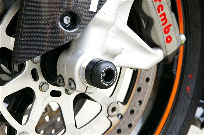 外装 ベビーフェイス ベビーフェイス アクスルプロテクター フロント BLK KTM RC8 08-11 006-AKT02BK 4589981470652 取寄品