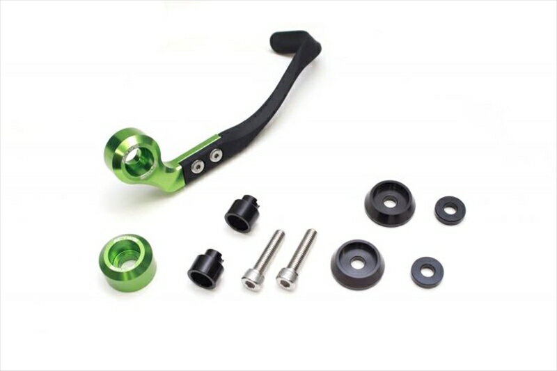 外装 ブレーキレバーガード＆バーエンドSET GRN YAMAHA M6用30806Y06 4538792919584取寄品