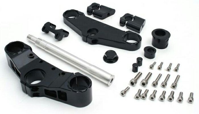 アクティブ コンバーチブルステムKIT BLK AH1フォーク用 HARLEY DYNA 00-05 《アクティブ 13690004》