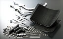 バイク用品 冷却系アクティブ アクティブ ビッグラジエーターKIT TYPE1 BLK GPZ750R GPZ900R5057021B 453879236858...