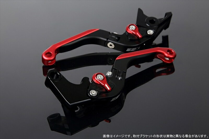ハンドル エスエスケイ スピードラ アジャストレバー 可倒延長式 Mブラック/Mレッド/MレッドPCX JF28 JF56 PCX150 KF12/18 LVGM001BK-RDRD 4580540568711 取寄品