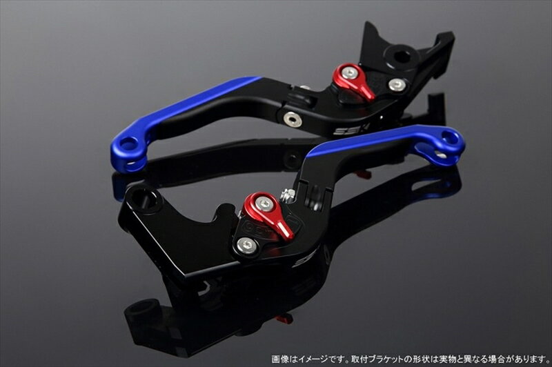 ハンドル エスエスケイ スピードラ アジャストレバー 可倒延長式 Mブラック/Mレッド/MブルーPCX JF28 JF56 PCX150 KF12/18 LVGM001BK-RDBE 4580540568728 取寄品