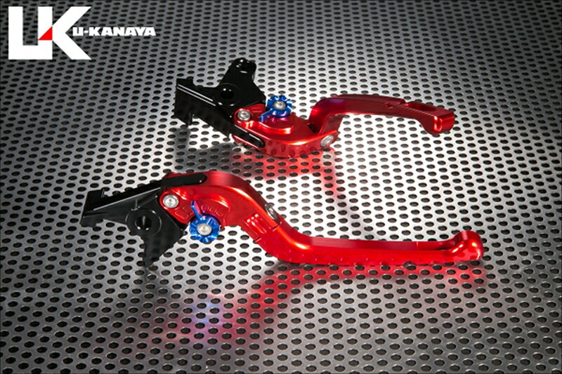 バイクパーツ ハンドルユーカナヤ レバーセット Rタイプ RD/GNKA081-011-0705 4550255889913エリミネーター400/SE 23-