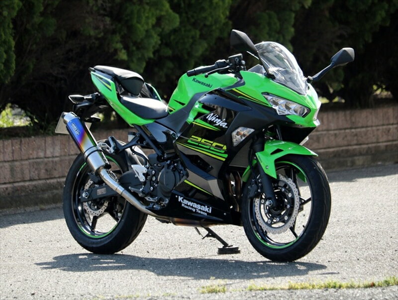 マフラー ダブルアールズ WR`S S O ラウンド焼き色チタンサイレンサー Ninja250 18-(2BK-EX250P) BK4270JM 4550255078638 取寄品