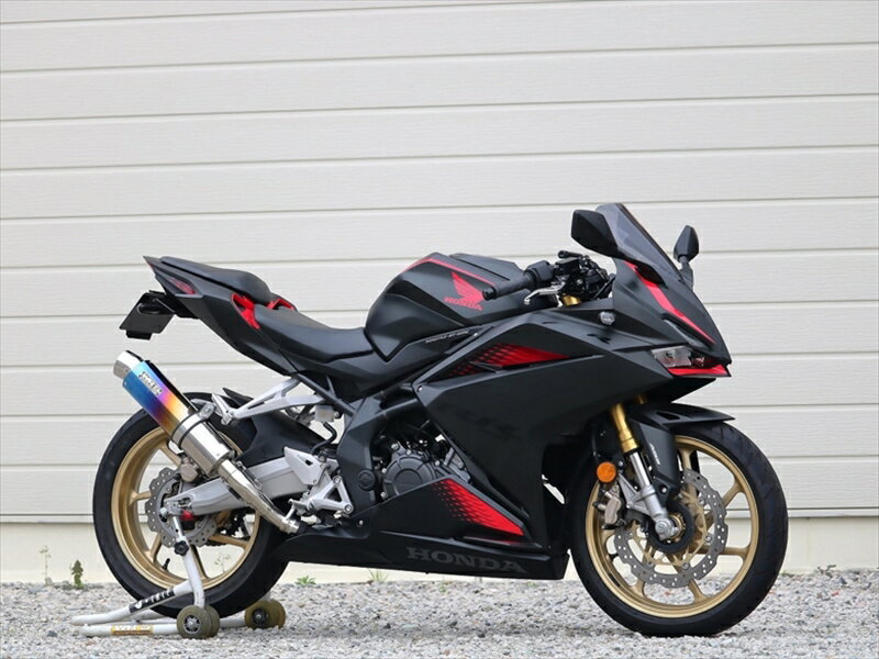 マフラー ダブルアールズ WR`S S Oラウンド焼色チタンサイレンサー CBR250RR 20-(2BK-MC51) BK1240JM 4550255775551 取寄品