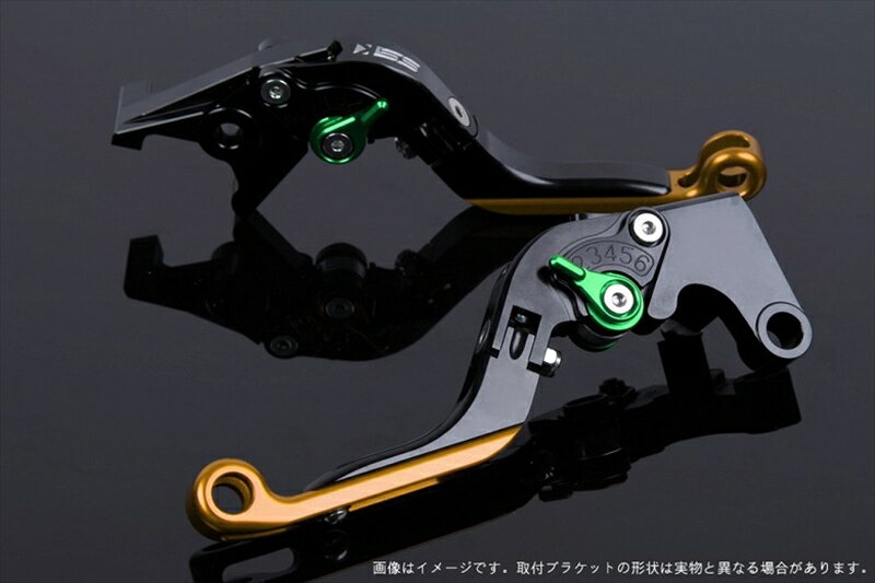【5日前後で発送】 ハンドル エスエスケイ スピードラ アジャストレバー 可倒延長式 ブラック/グリーン/ゴールド モンスター400 04-07 /620 03-06 DU0405772-GNGD 4589995547364 取寄品