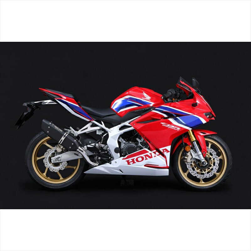 バイクパーツ マフラートリックスター レーシングS/O イカヅチショート ブラックEDRSS-109-L7BT 4573269966180CBR250RR 17-23