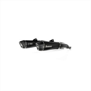 バイクパーツ マフラーアクラポビッチ スリップオンライン チタン ブラック ECS-B16SO3-HRAATBL 4550255233334K1600B/Grand America 17-20