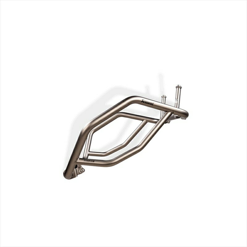 バイクパーツ 外装アクラポビッチ プロテクションバー チタン アッパーサイドCB-B12T1U 4550255690007BMW R1250GS 19-23