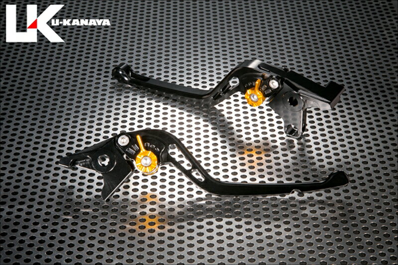 バイクパーツ ハンドルユーカナヤ レバーセット GPタイプ/ロング BK/RDKA082-086-0501 4550255977290ZX-4R SE/ZX-4RR