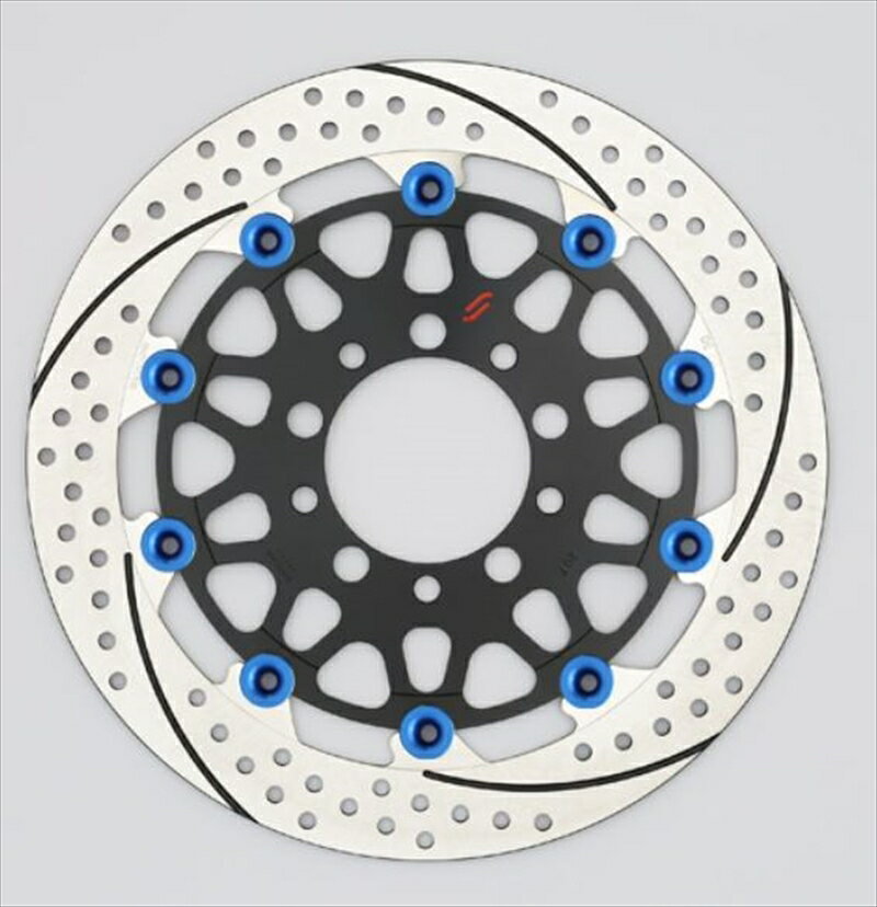 サンスター ブレーキ サンスター プレミアムR スリット＆ホール R φ310 GSX-R1100(89-) ピン:ブルー EM204WR-BL 4589719021989 取寄品