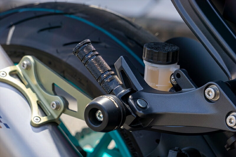 バイクパーツOVER RACING(オーバーレーシング) タンデムステップスライダー BLK59-452-04B4539770124907