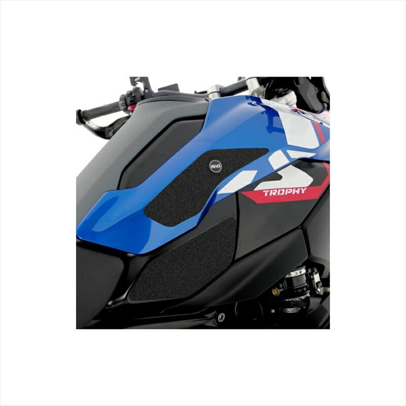 バイクパーツ 外装アールアンドジー Traction Pads:BLACK 4-Grip KitRG-EZRG135BL 4580779594352R1300GS(23-)