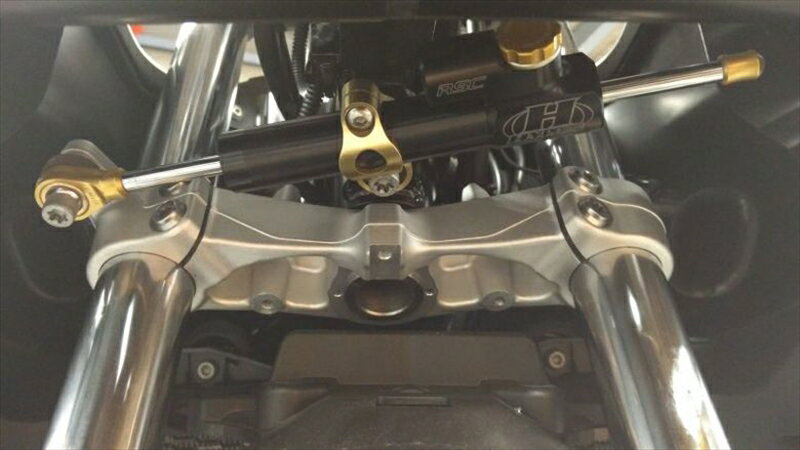 ハンドル ハイパープロ CNCステダンステーSET 90mm TYPE-1 GLD 逆ピロボール BMW F750GS 18-22 22119040 4538792943541 取寄品