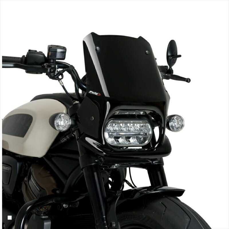 バイクパーツ 外装プーチ ニュージェネレーションNKスクリーン SPORT ブラック21321N 4571415048568HARLEY-D SPORTSTER S RH1250S 21-23