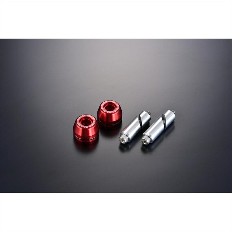 バイクパーツ ハンドルオーヴァーレーシング バーエンド Type155-99-021R 4539770127083RED