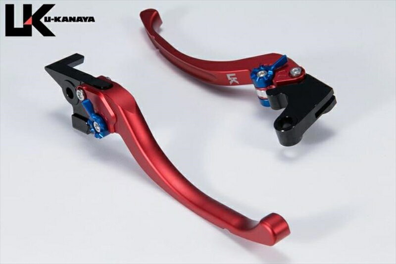 バイクパーツ ハンドルユーカナヤ レバーセット ツーリング RD/SVTR022-096-0815 4550646069832(ツヤケシ) TRIUMPH SPEEDTWIN1200