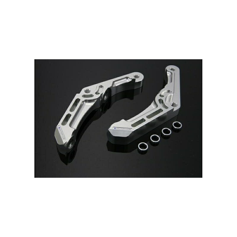 バイクパーツK FACTORY(ケイファクトリー) フロント ラジアルキャリパーサポート 103VZCS001N4582215510551メタリックシルバー ZRX1200