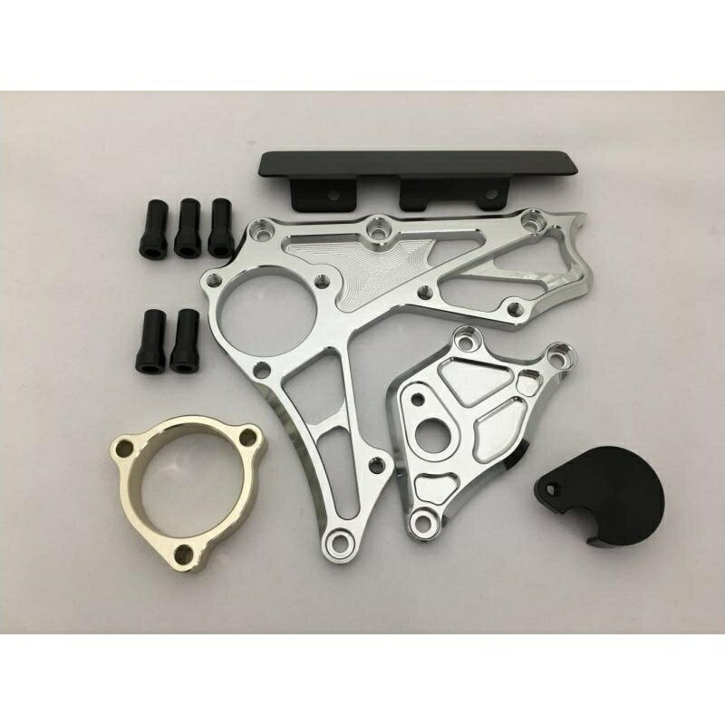 バイクパーツ 駆動系ケイファクトリー フロントスプロケットカバー メタリックSLV 152FZAQ019N 4582215511527