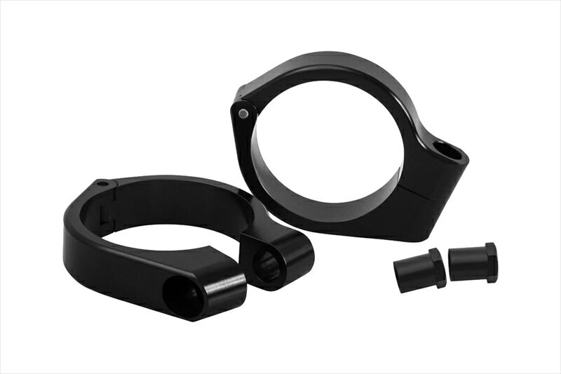 バイクパーツMOTONE CUSTOMS(モートーン) フロントウインカーステー 54mmフォーククランプ ブラック M8CL8-054B4550646098115