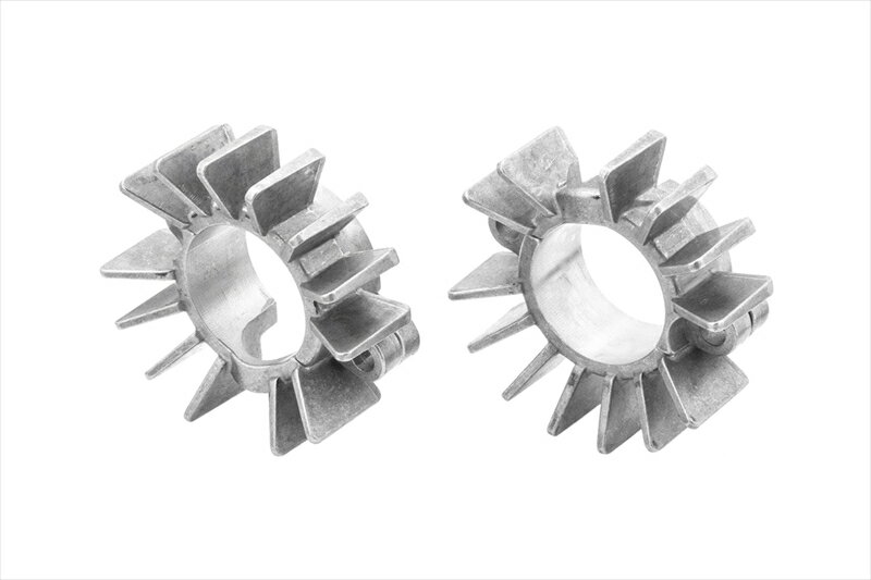 バイクパーツMOTONE CUSTOMS(モートーン) エキゾーストクランプ フィン ブラストMMU5074550255826314