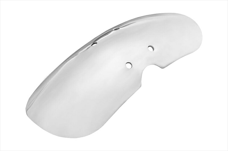 バイクパーツMOTONE CUSTOMS(モートーン) フロントフェンダー SHORTY アルミ ポリッシュ MTE1094550255833756T100/T120 (16-25) SpeedTwin900 (16-24) Scrambler900 (17-25)