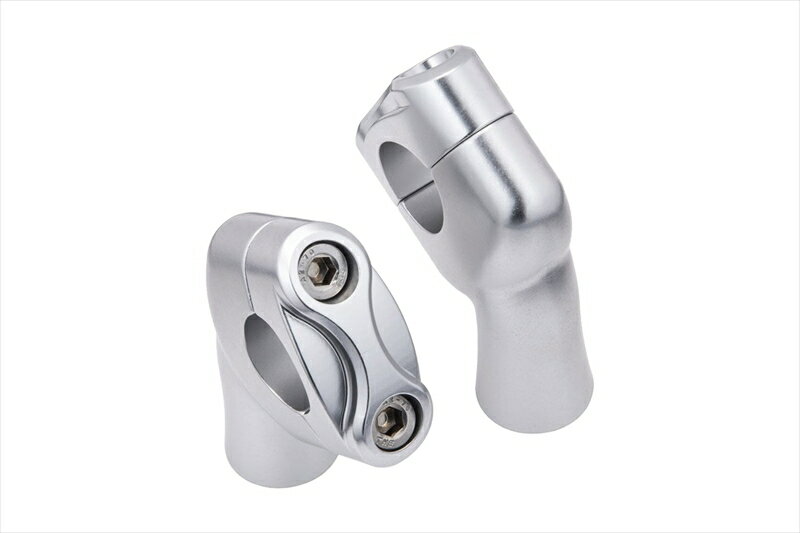 バイクパーツMOTONE CUSTOMS(モートーン) ハンドルライザー 28.6mm シルバー MTE0964550255838492StreetScrambler/Scrambler900 (17-25) SpeedTwin1200 (19-20)