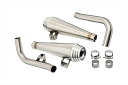 バイクパーツMOTONE CUSTOMS(モートーン) スリップオンマフラー SATURN V ブラッシュMTE1544550255838522(2)