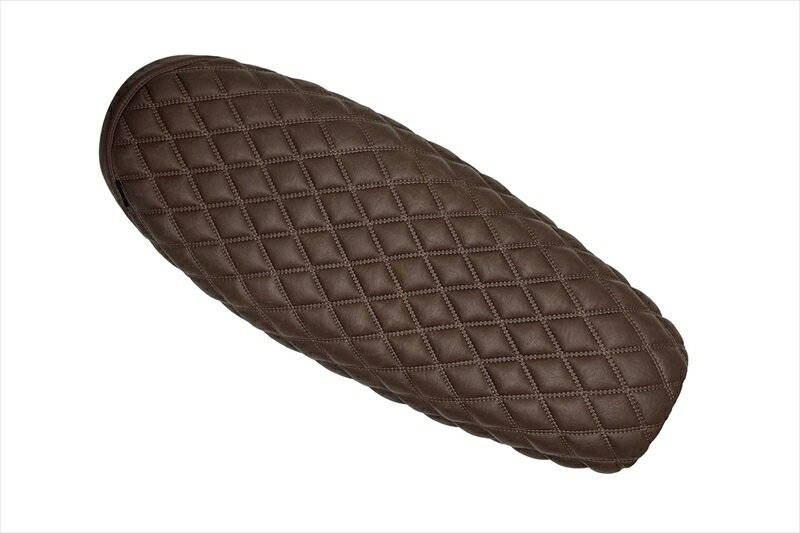 バイクパーツMOTONE CUSTOMS(モートーン) シート BLACKADDER ダイヤモンドステッチ タバコブラウンMSM0364550255873097