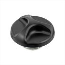 バイクパーツMOTONE CUSTOMS(モートーン) オイルフィラーキャップ BUZZSAW ブラック OCP_00014550255828325T100/T120 02-25 SpeedTwin900 16-25 Scrambler900 17-25