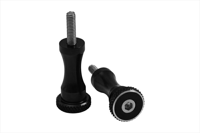 バイクパーツMOTONE CUSTOMS(モートーン) シートボルト 45mm アルミ ブラックOTS003B4550255852214