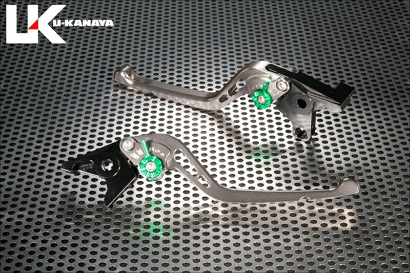 バイクパーツ ハンドルユーカナヤ レバーセット GPタイプ/ロング TI/TIKA078-137-0506 4550646101341Z H2SE 21-