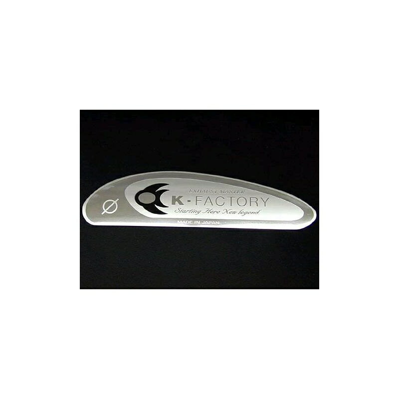 バイクパーツ マフラーケイファクトリー サイレンサーエンブレム #S 000SZAK002H 4582215503379
