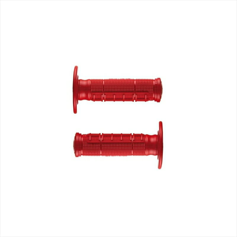 バイクパーツ ハンドルアリート UNITY Off-Roadグリップ02621/A-R 4548916316243HALF-WAFFLE ASP レッド/MEDIUM/非貫通