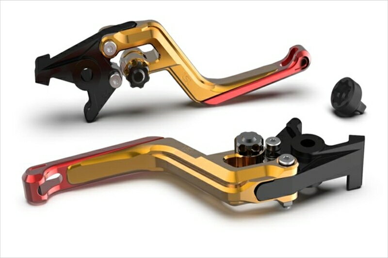 バイクパーツ ハンドルエルエスエル ERGレバー ゴルド/BK/レッド RSV 1000Mille/R 00-02 Tuono/Factory 02-03 M900ie99-02200ER13GOSWRT 4550646112002
