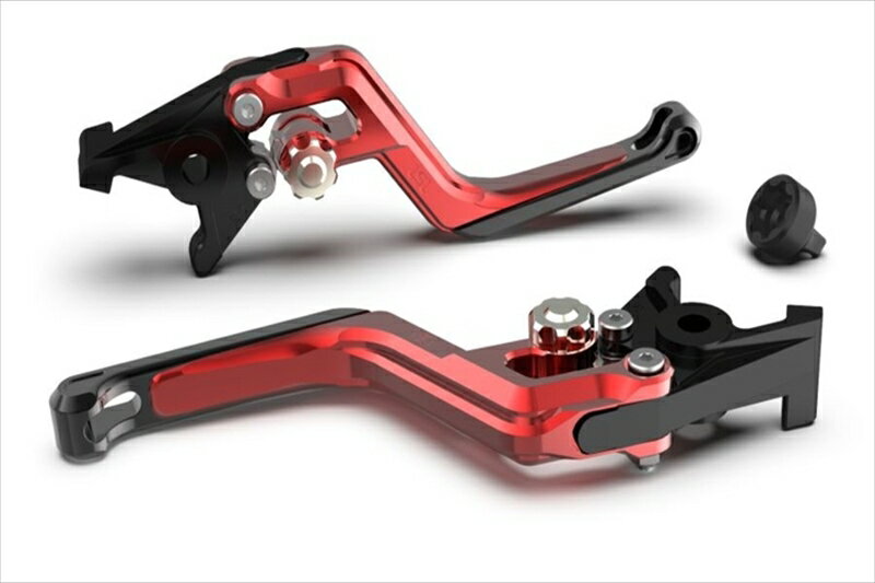 バイクパーツ ハンドルエルエスエル ERGレバー レッド/シルバ/BK RSV 1000Mille/R 00-02 Tuono/Factory 02-03 M900ie99-02200ER13RTSISW 4550646112224