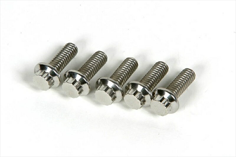 バイクパーツ ミスミエンジニアリング ディスクローターボルト 12ポイント ポリッシュ フロント用 4550646116857