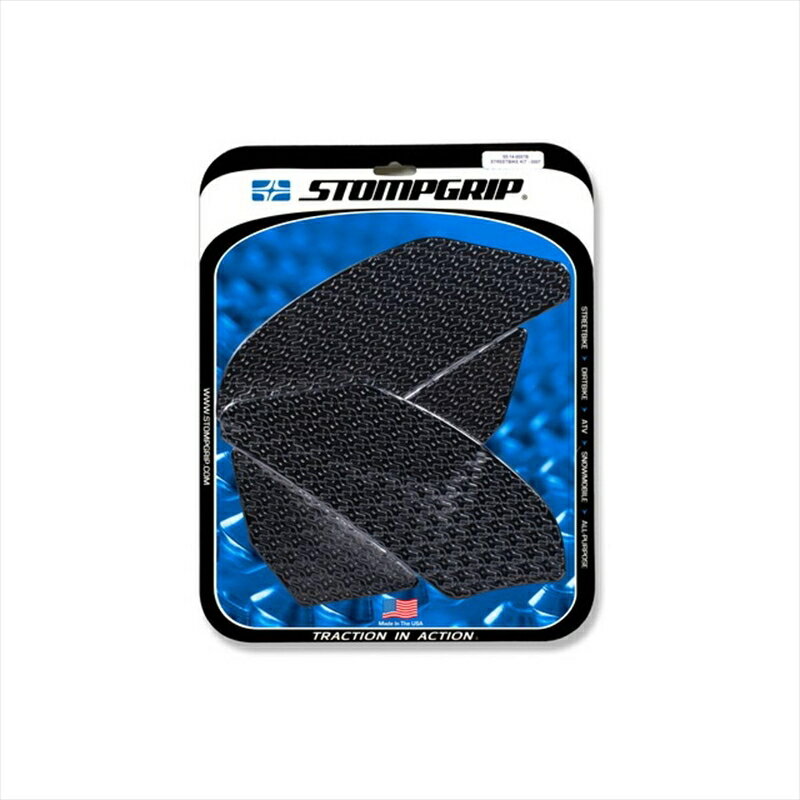 バイクパーツ 外装ストンプグリップ トラクションパッドタンクキット ブラック55-14-0007B 4550255582401ICON YZF-R1 09-14
