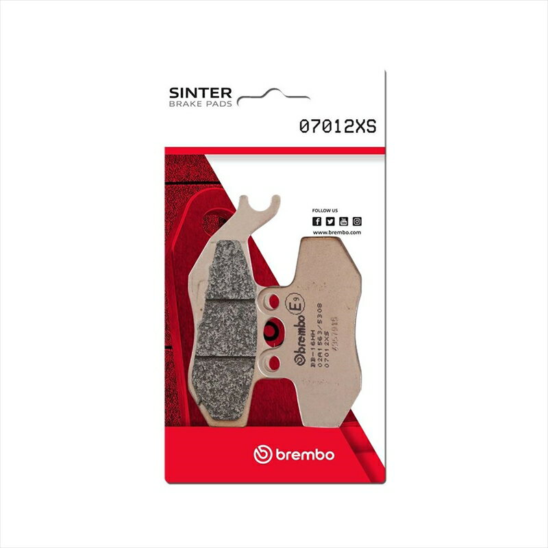 バイクパーツBREMBO SERIE ORO(ブレンボ セリエオロ) セリエオロ ブレーキパッド XS 07012XS4550646044228 フロント : Aprilia 125 Pegaso 92-99 ,ETX 125 99-92