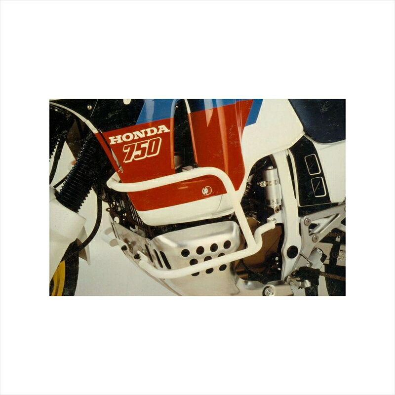 バイクパーツHEPCO&BECKER(ヘプコアンドベッカー) タンクガード ホワイト 502104 00 034548664527953Africa Twin XRV650/750 88-92