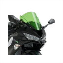 バイクパーツ 外装プーチ レーシングスクリーン グリーン 3177V 4550255189686ZX-6R 636 13-20