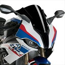 バイクパーツ 外装プーチ レーシングスクリーン ブラック 3571N 4550255267698S1000RR 19-